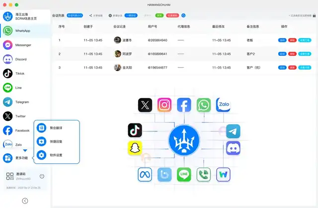 海王出海官网 · 工单直达 - 专业技术支持中心 产品界面